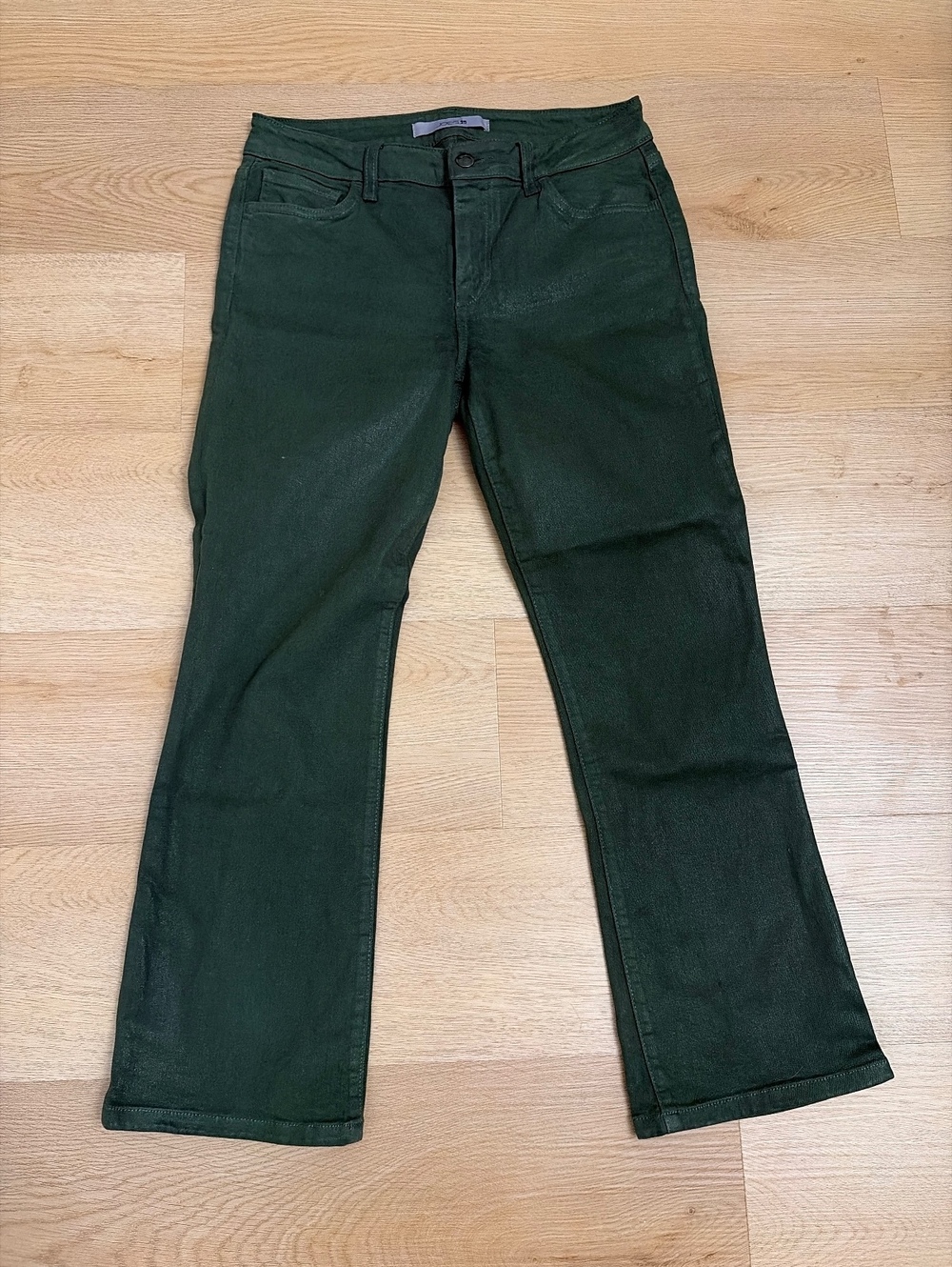 Joe’s Jeans Olive Coated Bootcut Jeans – Women’s Size 28